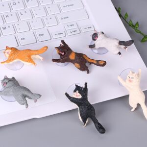 Cat reinforcement mobile phone suction cup bracket lazy mobile phone holder