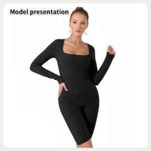 Women’s Fashion Simple Solid Color Bodysuit