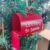 Christmas Wrought Iron Mailbox Decoration Christmas Tree Pendant